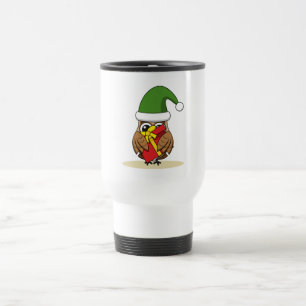 Taza De Viaje Navidades Elf Owl con presente