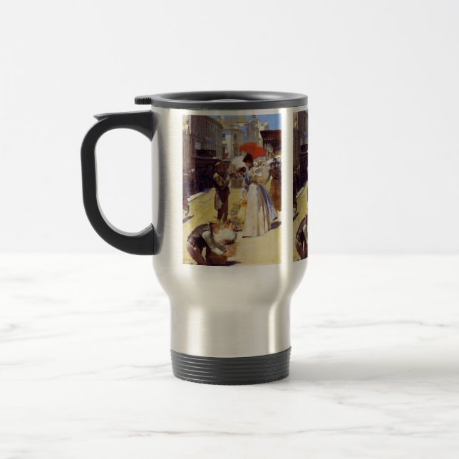Taza De Viaje Navidades Flores y Navidades Belles (Izquierda)