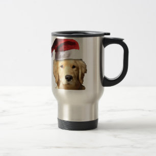 Taza De Viaje Navidades Golden Retriever
