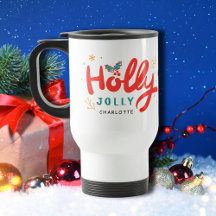 Navidades Holly Jolly Fun Winter Nombre personaliz