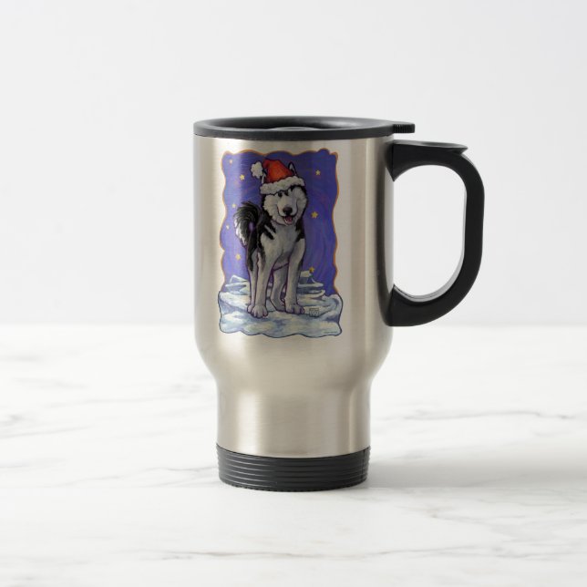 Taza De Viaje Navidades Husky (Derecha)