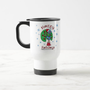 Taza De Viaje Navidades Peacock