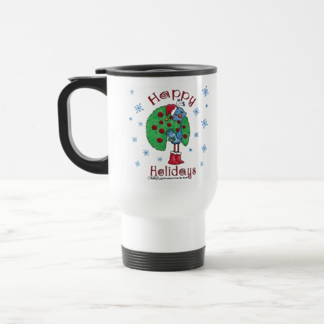 Taza De Viaje Navidades Peacock (Izquierda)