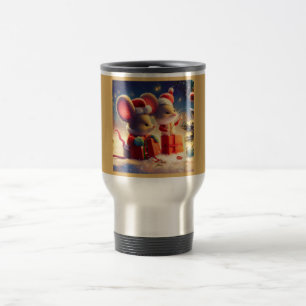 Taza De Viaje Navidades Ratón 3