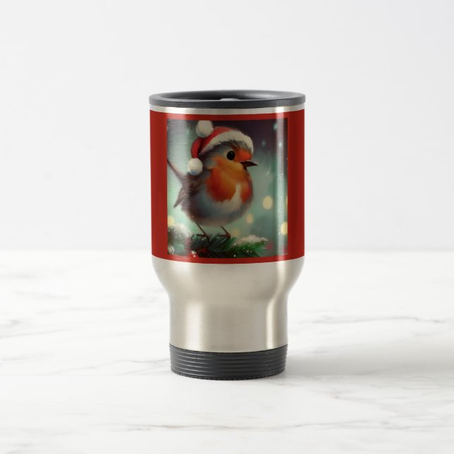 Taza De Viaje Navidades Robin 2 (Centro)