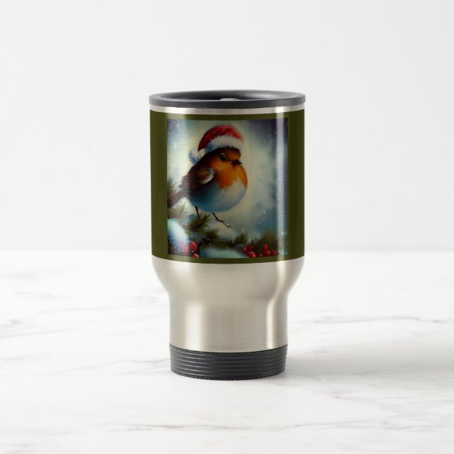 Taza De Viaje Navidades Robin 3 (Centro)