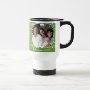 Taza De Viaje Navidades rojos Foto de barrido de viaje inoxidabl