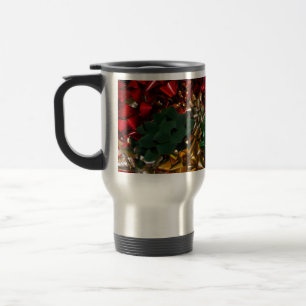 Taza De Viaje Navidades se inclina por vacaciones festivas color