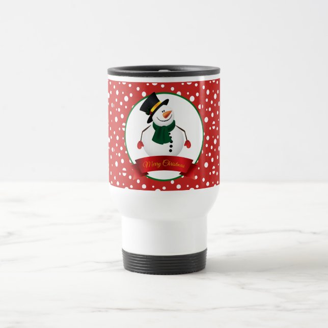Taza De Viaje Navidades Snowman Travel Mug (Centro)