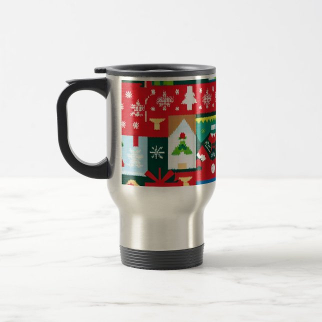 Taza De Viaje Navidades Suéter Feo 1 (Izquierda)