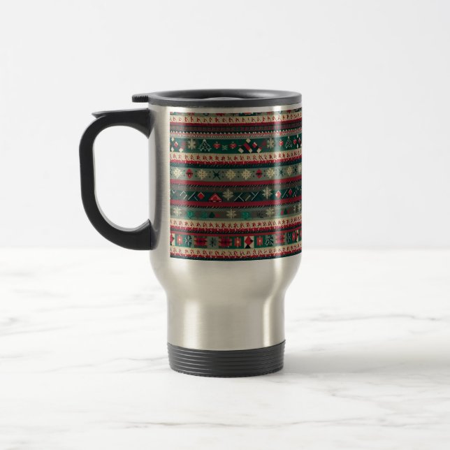 Taza De Viaje Navidades Suéter Feo 4 (Izquierda)