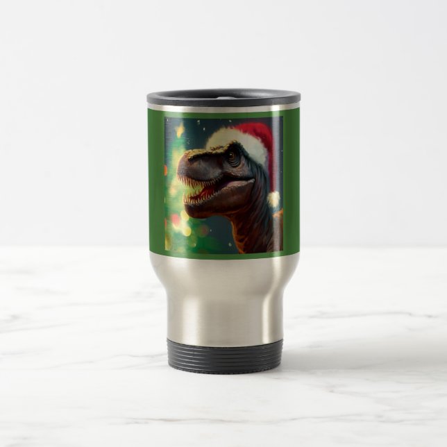 Taza De Viaje Navidades T-Rex 2 (Centro)
