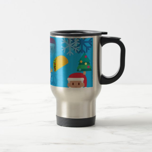 Taza De Viaje navidades taco emoji (Derecha)