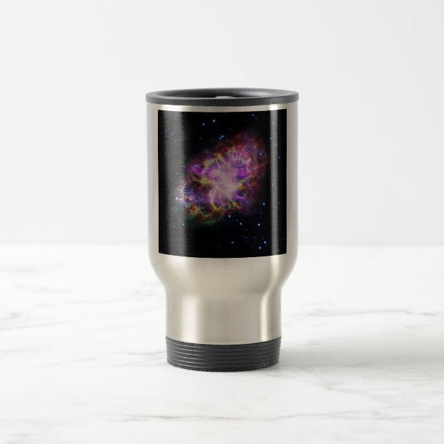Taza De Viaje Nebulosa de cangrejo Supernova Compuesto de hubble (Centro)