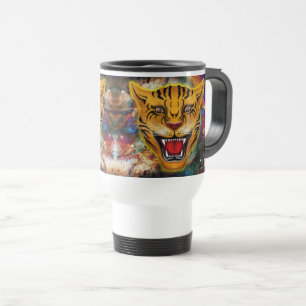 Taza De Viaje Nebulosa del Tigre Gruñón