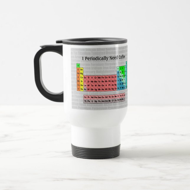 Taza De Viaje Necesito Un Café Periódico Periódico (Izquierda)