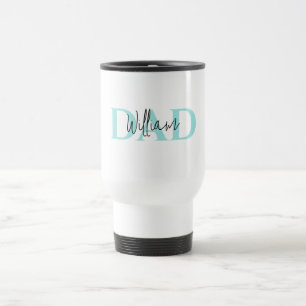 Taza De Viaje Negrita Pastel DAD   Regalo del Día del Padre Mode