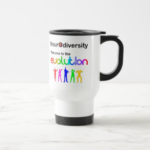 Taza De Viaje Neurodiversidad Bienvenidos a la evolución