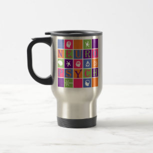 Taza De Viaje Neuropsicología - regalos para los neuropsicólog