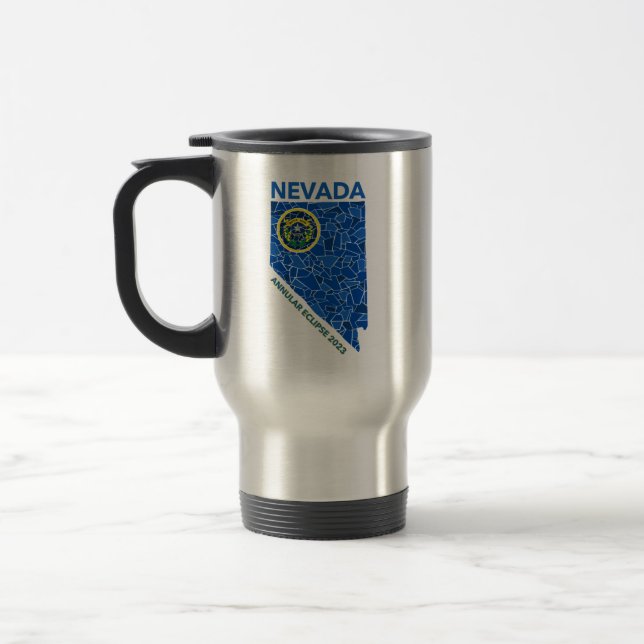 Taza De Viaje Nevada Annular Eclipse Travel Tumbler (Izquierda)