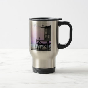 Taza De Viaje Newport Lifeguard Tower Tintado Foto Mug