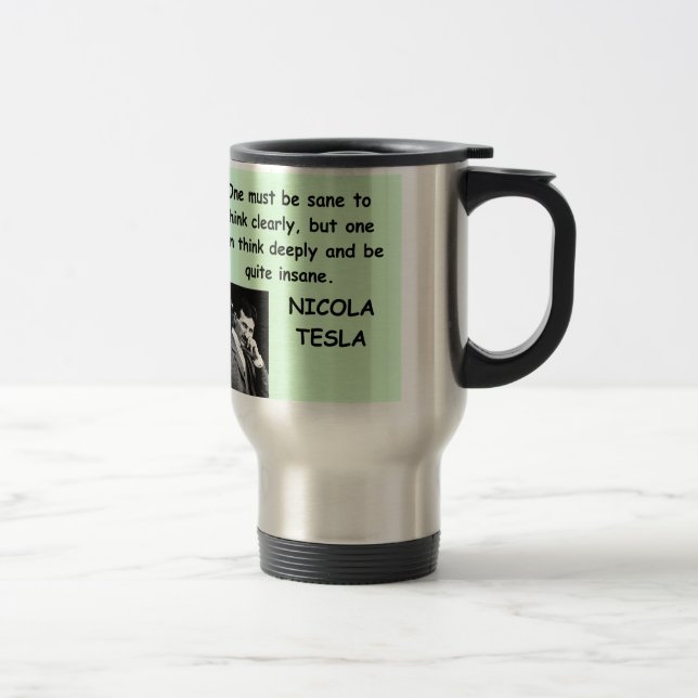 Taza De Viaje Nicola Tesla (Derecha)