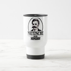 Taza De Viaje Nietzsche es mi Homeboy