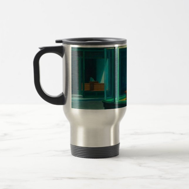 Taza De Viaje Nighthawks Edward Hopper (Izquierda)