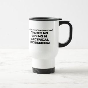 Taza De Viaje Ningún griterío en la ingeniería eléctrica