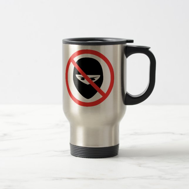 Taza De Viaje Ningún Ninjas (Derecha)