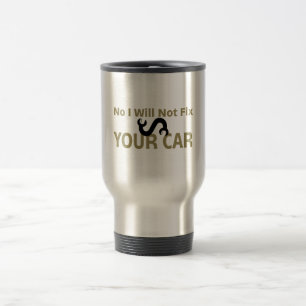 Taza De Viaje Ningún no fijaré su coche