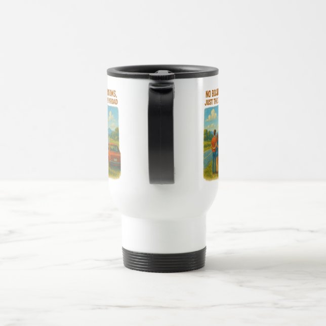 Taza de viaje No Boardrooms/Open Road | Agregar te (Mango)