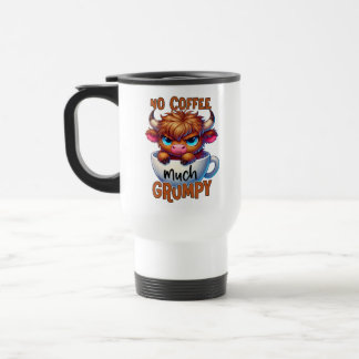 Taza De Viaje No Café Mucho Gruñón