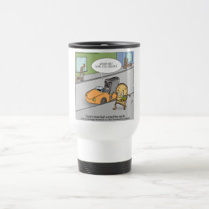 Taza De Viaje No Hables Con Extraños es Divertido