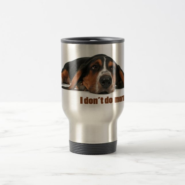 Taza De Viaje No hago mañanas (Centro)