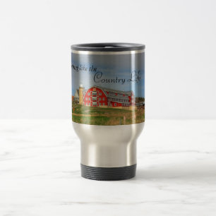 Taza De Viaje No hay nada como la vida en el campo, el café