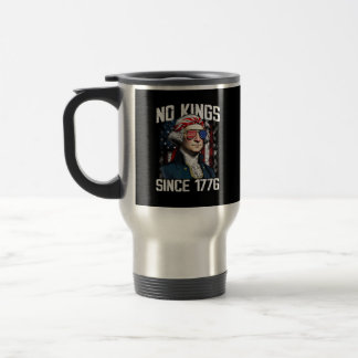 Taza De Viaje No hay Reyes en América Diseño Gráfico Vintage Pat