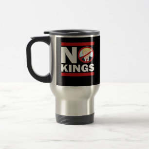 Taza De Viaje No Kings Anti Clásico Minimalista Limpio