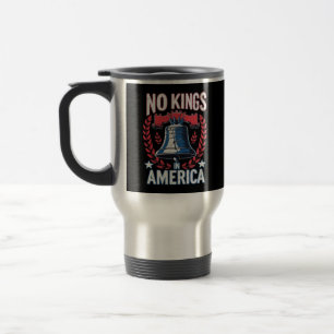 Taza De Viaje No Kings en América Diseño Clásico Artístico Gráfi