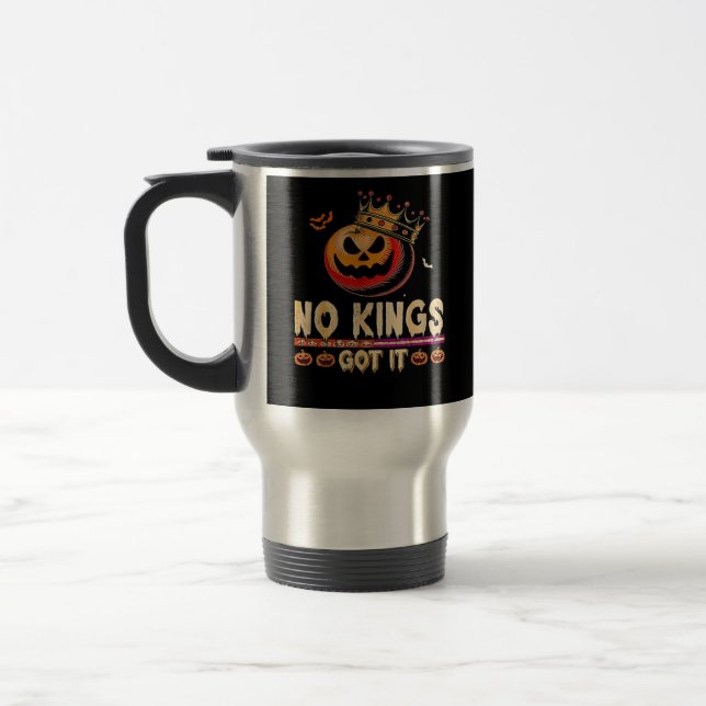 Taza De Viaje No Kings It Classic Minimal Design (Izquierda)
