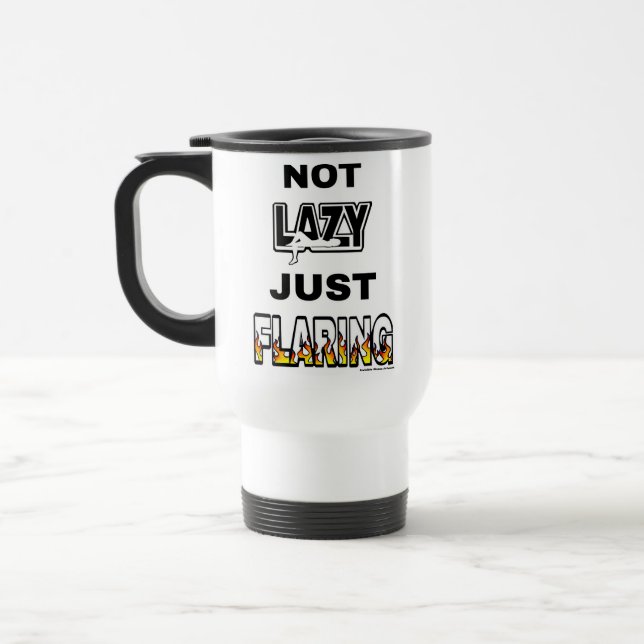 TAZA DE VIAJE NO LAZY SÓLO FLARING (Izquierda)