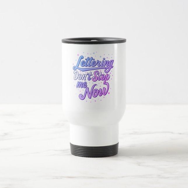 Taza De Viaje No me detengan ahora: Edición de Vibes Retro (Centro)