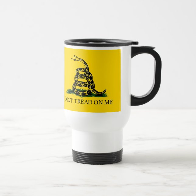 Taza De Viaje No me engañes - Bandera de Gadsden (Derecha)
