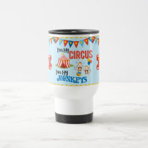 No mi taza personalizada circo del viaje