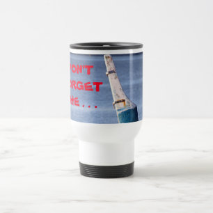 Taza De Viaje No olviden a la peluca de viajes