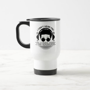 Taza De Viaje No puedo oírte Estoy jugando Amante de juegos dive