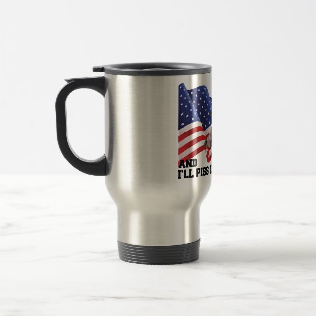 Taza De Viaje No queme mi bandera (Izquierda)