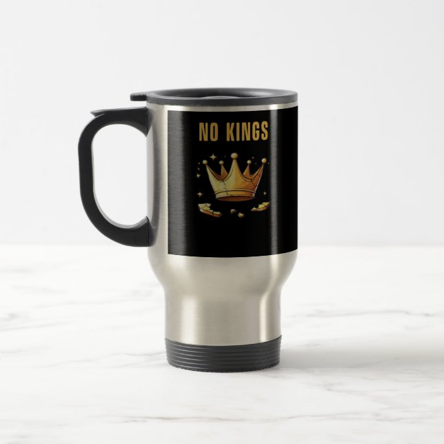 Taza De Viaje No Reyes. Visual Simple Pero Impactante De Una Des (Izquierda)