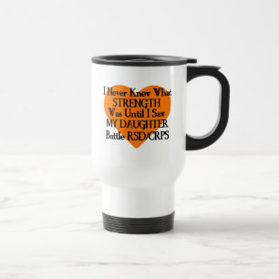 Taza De Viaje No se conoce la fuerza/corazón/hija...RSD/CRPS T