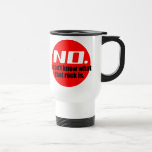 Taza De Viaje No sé qué es esa roca (roja)